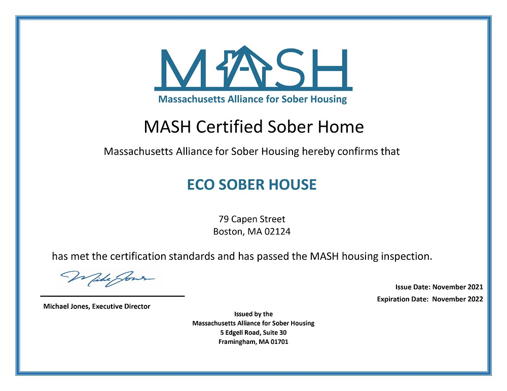 sober living program