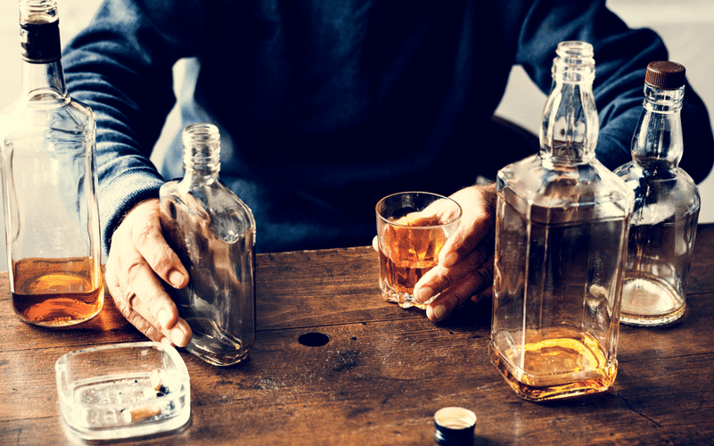 alcohol physical dependence symptoms