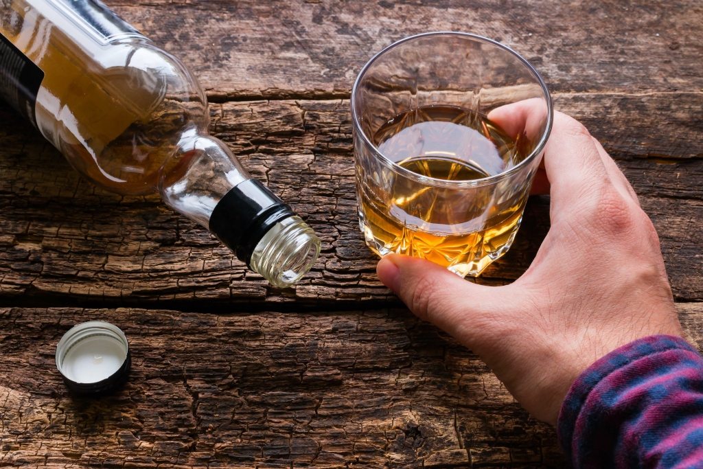 whiskey lowers blood pressure